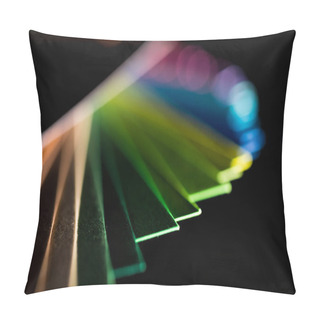 Personality Row Of Colorful Papers Pillow Covers
