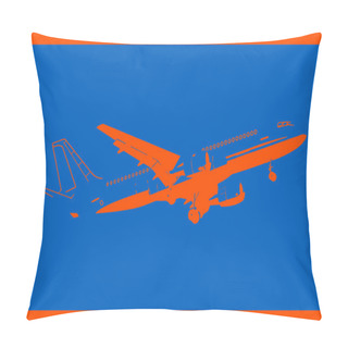 Personality  Pop Art. Plane Pillow Covers