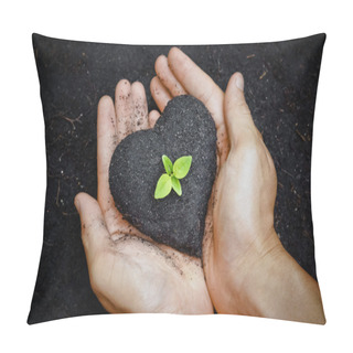Personality  Growing A Tree - Planting A Tree Pillow Covers