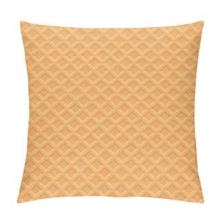 Personality  Waffle. Stock Illustration. Pillow Covers