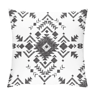 Personality  Hand Drawn Tribal Seamless Pattern Pillow Covers