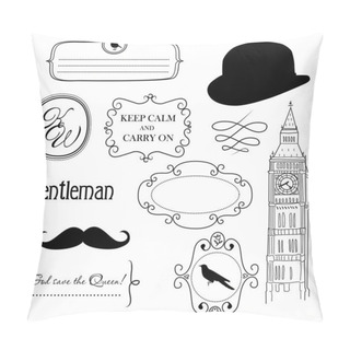 Personality  Frames In British Style Pillow Covers