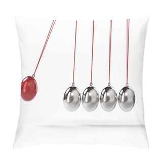 Personality  Shiny Newton Cradle Pillow Covers