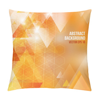 Personality  Abstract Triangle Background Pillow Covers