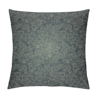 Personality  Vector Seamless Pattern With Romantic Floral Background Pillow Covers