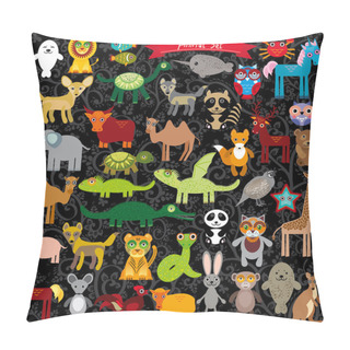 Personality  Funny  Cartoon Animals Pillow Covers