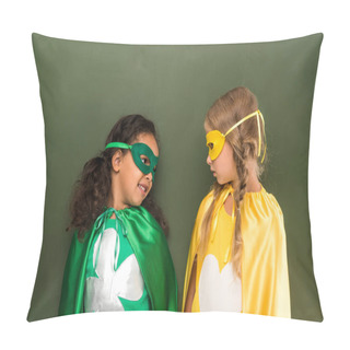 Personality  Beautiful Girls In Superhero Costumes Pillow Covers