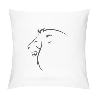 Personality  Lion Head Pillow Covers