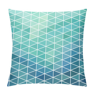 Personality  Triangles Pattern Of Geometric Shapes. Colorful Mosaic Backdrop. Pillow Covers