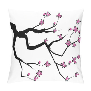 Personality  Cherry Blossoms Spring Watercolor Icon Pillow Covers