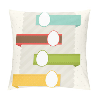 Personality  Set Of Easter Ribbons Pillow Covers