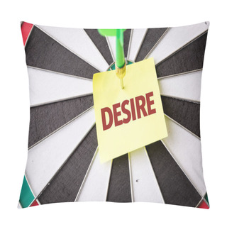 Personality  Paper Attached To Darts Target Pillow Covers