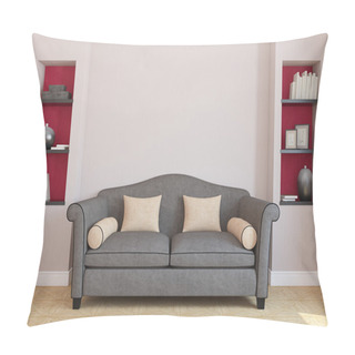 Personality  Interiorof Living-room. Pillow Covers
