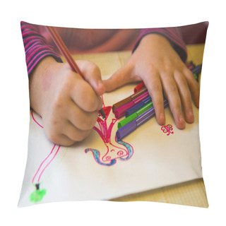 Personality  Children's Drawing Pillow Covers