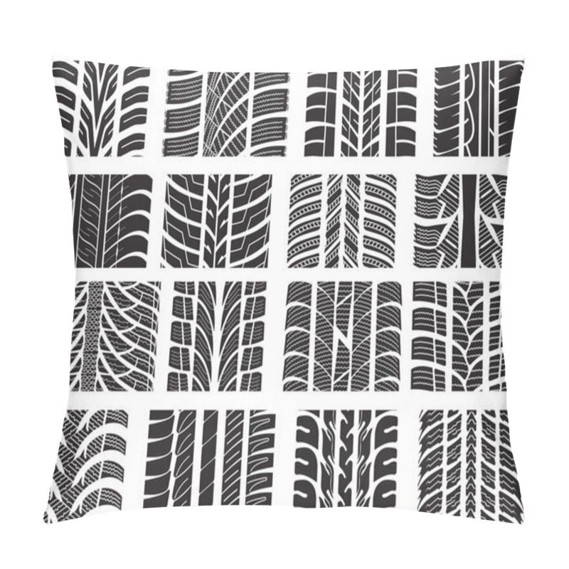 Personality  Set Of Various Tire Treads Pillow Covers