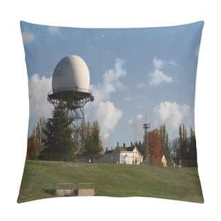 Personality  FAA Radar Dome At Army Base Pillow Covers