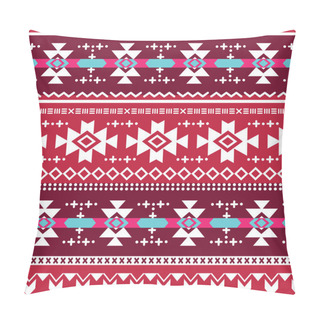 Personality  Tribal Aztec Vector Seamless Pattern Pillow Covers