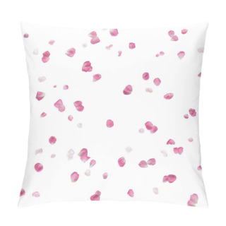 Personality  Seamless Flying Pink Rose Petals Pillow Covers