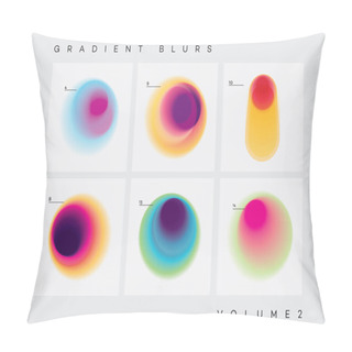 Personality  Colorful Design Elements Pillow Covers