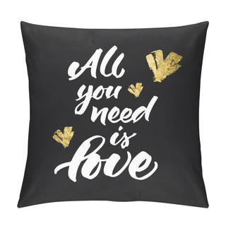 Personality  Love Card Design: All You Need Is Love Pillow Covers
