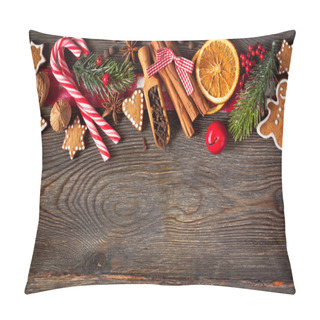 Personality  Sweet Christmas Background. Pillow Covers