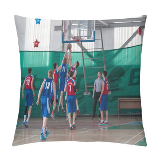 Personality  Boys Play Basketball, Orenburg, Russia Pillow Covers