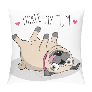 Personality  Tickle My Tum. Pillow Covers