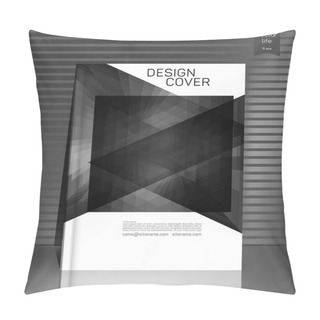 Personality  Cover Design. The Modern Concept Of Cover Design In The Polygonal Style. Photorealistic Image Covers For Books, Notebooks, Annual Report. Pillow Covers