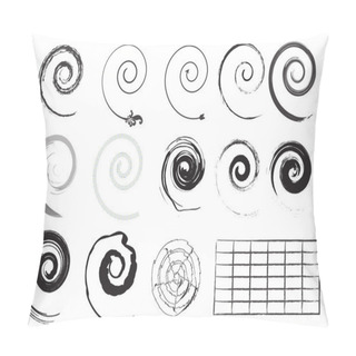 Personality  Many Vector Swirls Pillow Covers