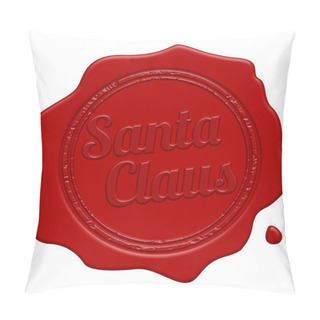 Personality  Santa Claus Red Wax Seal Pillow Covers