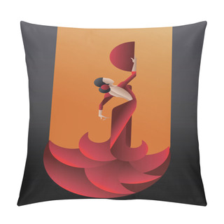 Personality  Styled Spain Flamenco Dancer Pillow Covers