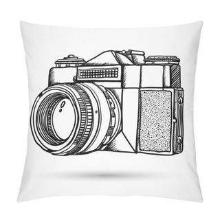 Personality  Vintage Doodle Camera, Hand-drawn Pillow Covers