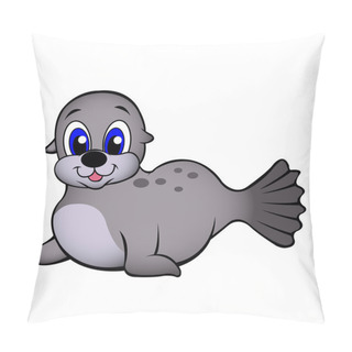 Personality  Cute Baby Seal Cartoon Pillow Covers