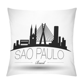 Personality  Sao Paulo City Skyline Design Pillow Covers
