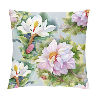 Personality  Chrysanthemums And Magnolias Pattern Pillow Covers