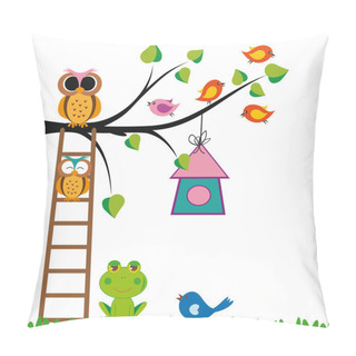Personality  Funny Kids Background Pillow Covers