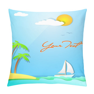 Personality  Summer Holiday Vector Design Pillow Covers