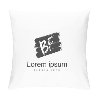 Personality  Initial BF Letter Logo Template Design Pillow Covers