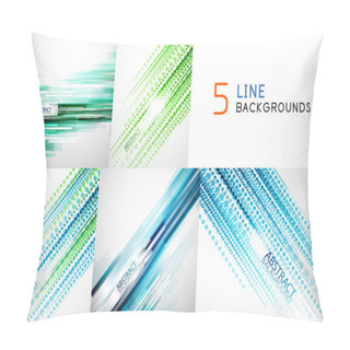 Personality  Straight Line Backgrounds Pillow Covers