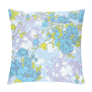 Personality  Pattern With Flowers Pillow Covers