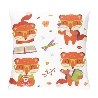 Personality  Nerd Cat Set  Pillow Covers