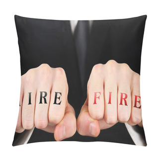 Personality  Business Man Fist Pillow Covers