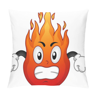 Personality  Fire Mascot Pillow Covers