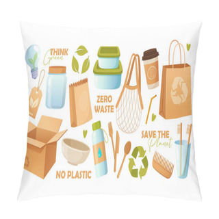 Personality  Set Of Zero Waste Life Element Collections Pillow Covers