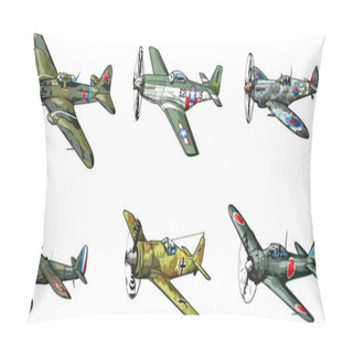 Personality  WW2 Aircraft Pillow Covers