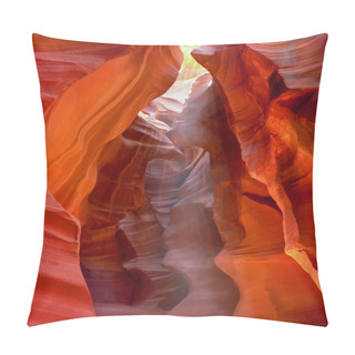 Personality  Antilope Canyon, USA Pillow Covers