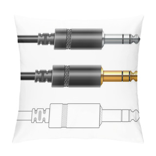Personality  Audio Plug For Connection Sound Equipment Pillow Covers
