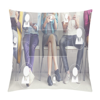 Personality  People With Digital Gadgets  Pillow Covers