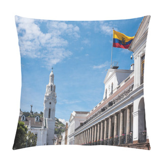 Personality  Carondelet Palace (Spanish: Palacio De Carondelet) Is The Seat Of Government Of The Republic Of Ecuador, Located In Quito In The Independence Square (Plaza Grande)  Pillow Covers