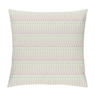 Personality  Background For Certificate, Watermark Guilloche Pattern, Pillow Covers